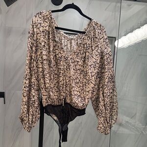 Free People Flowy Bodysuit